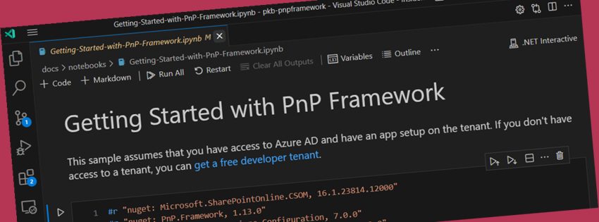 Introduction to Polyglot notebooks and PnP Framework