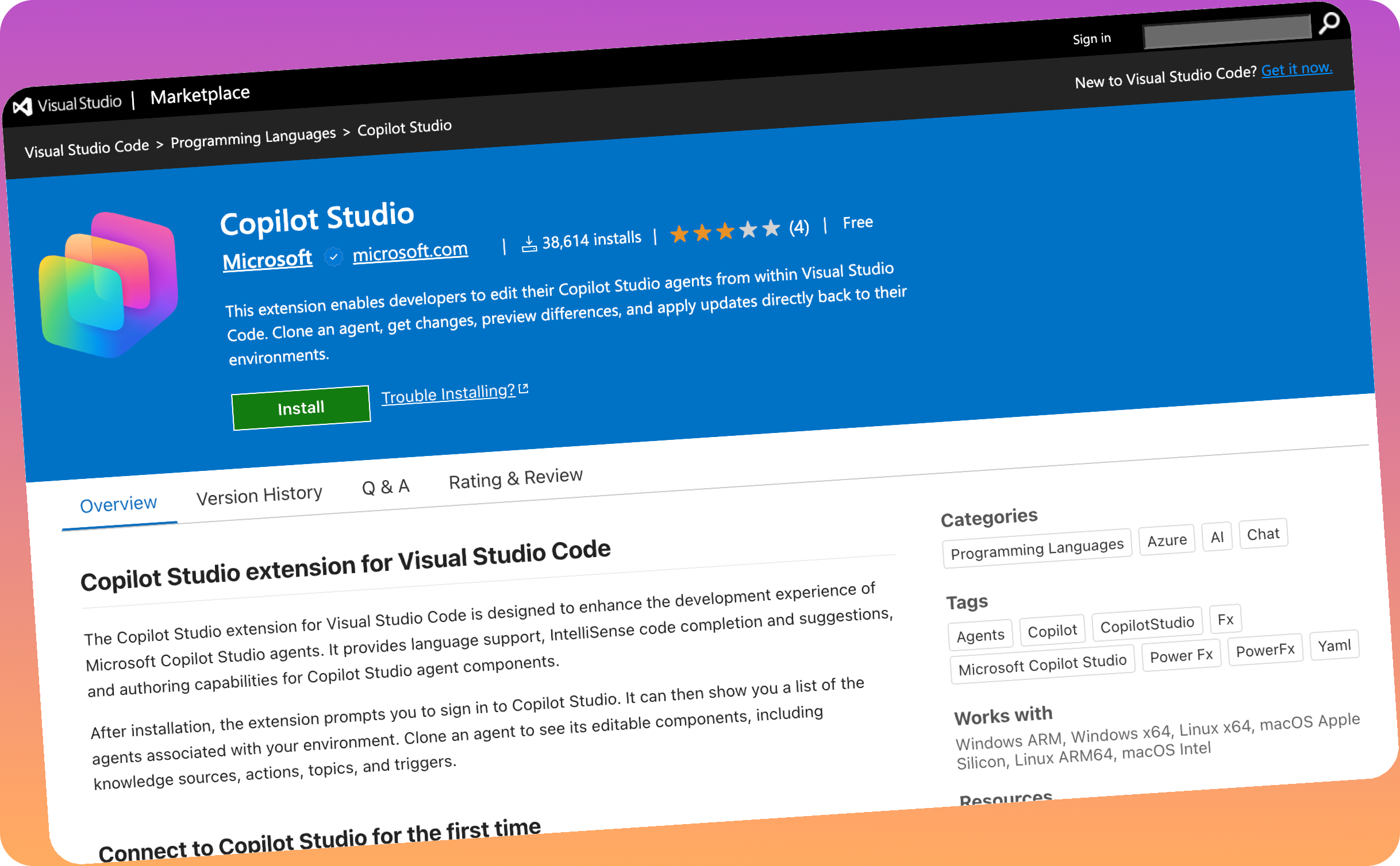 Exploring and building agents wtih Copilot Studio for Visual Studio Code Extension