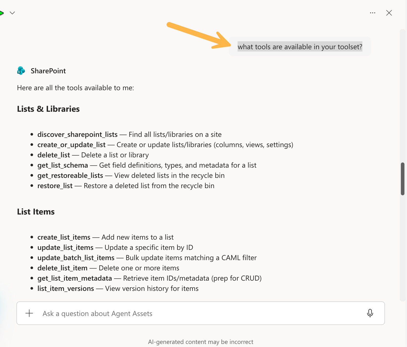 Image of SharePoint describing its tools